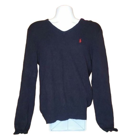 Polo Ralph Lauren Other - Ralph Lauren 100% Lambswool V Neck Sweater Size M
